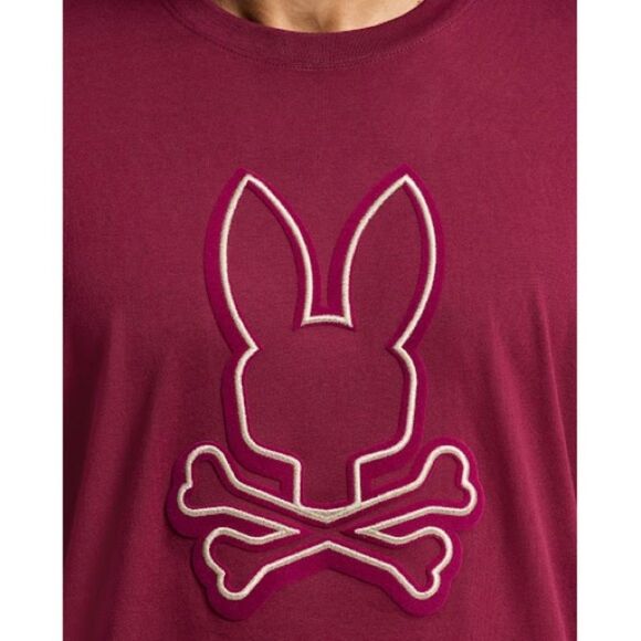 Psycho Bunny‎ ALEXANDER GRAPHIC TEE CRIMSON Color size XL NWT in packaging - Picture 5 of 8